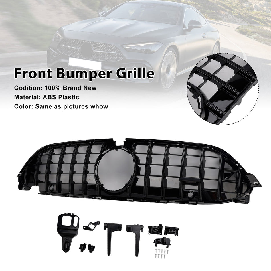 2024-2026 メルセデス・ベンツ CLEクラス W236 C236 フロントバンパーグリル グリル ブラック