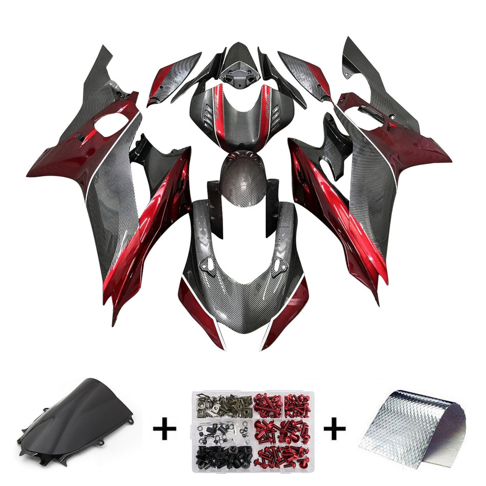 インジェクションフェアリングキット ボディワーク プラスチック ABS ヤマハ YZF-R6 2017-2023 に適合