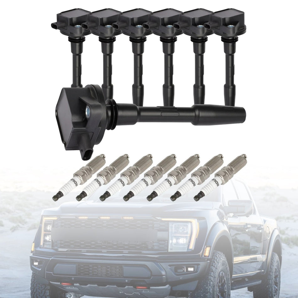 UF835 UF869 7個 イグニッションコイル スパークプラグ フォード F-150 2018-2021 V8 5.0L用