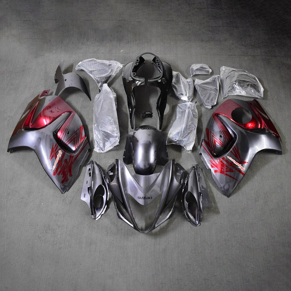 スズキ ハヤブサ GSX1300R 2008-2020 用 インジェクションフェアリングキット ボディワーク プラスチック ABS