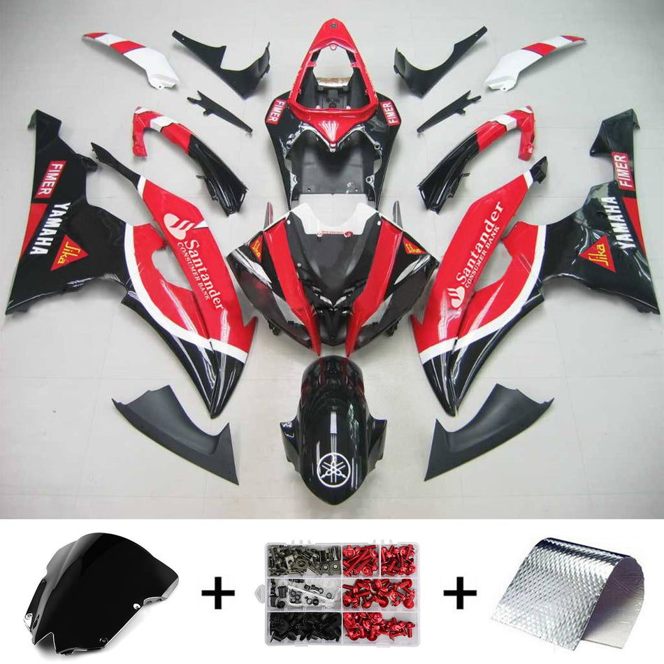2008-2016 ヤマハ YZF 600 R6 インジェクションフェアリングキット ボディワーク プラスチック ABS #125