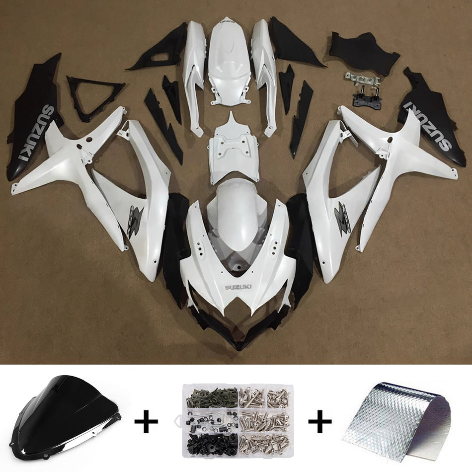 スズキ GSXR 600/750 2008-2010 K8 用 インジェクションフェアリングキット ボディワーク プラスチック ABS