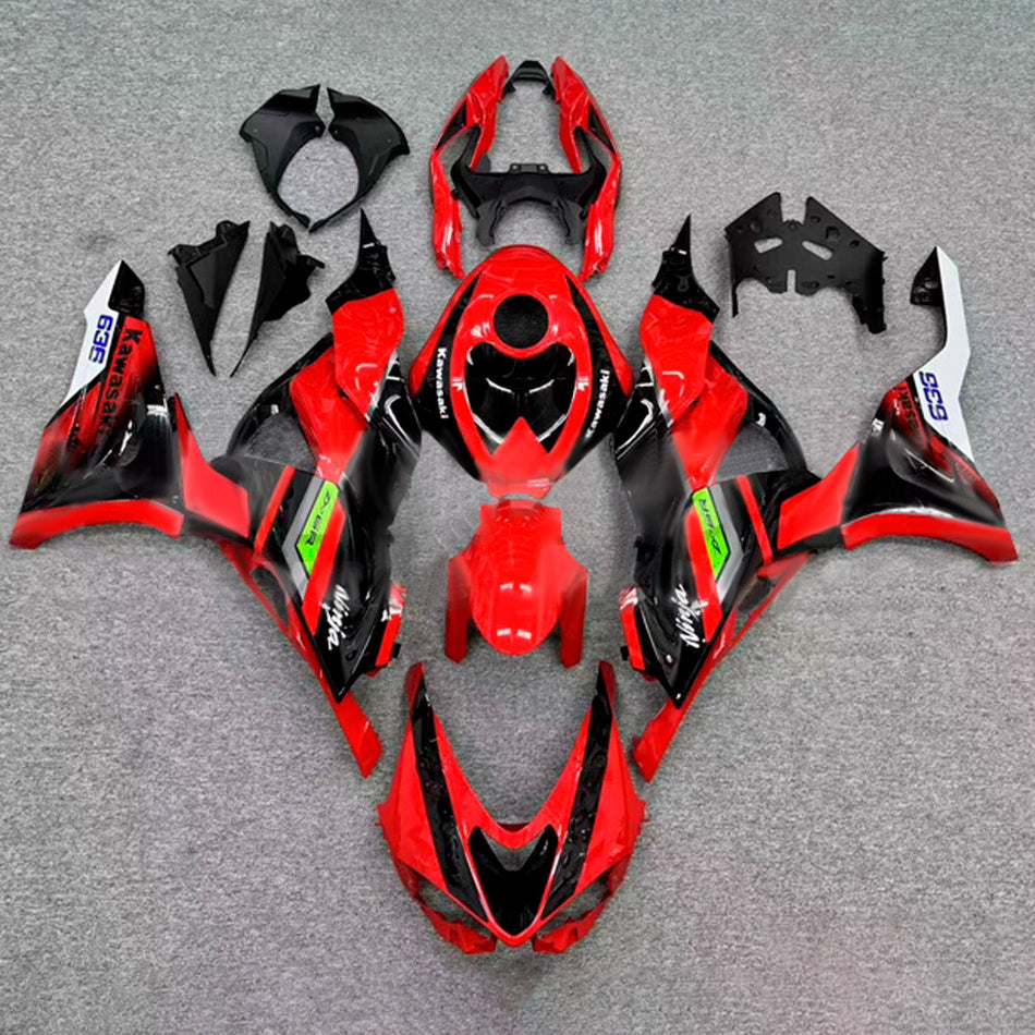 インジェクションフェアリングキット ボディワーク プラスチック ABS カワサキ ZX-6R 2024-2025 に適合