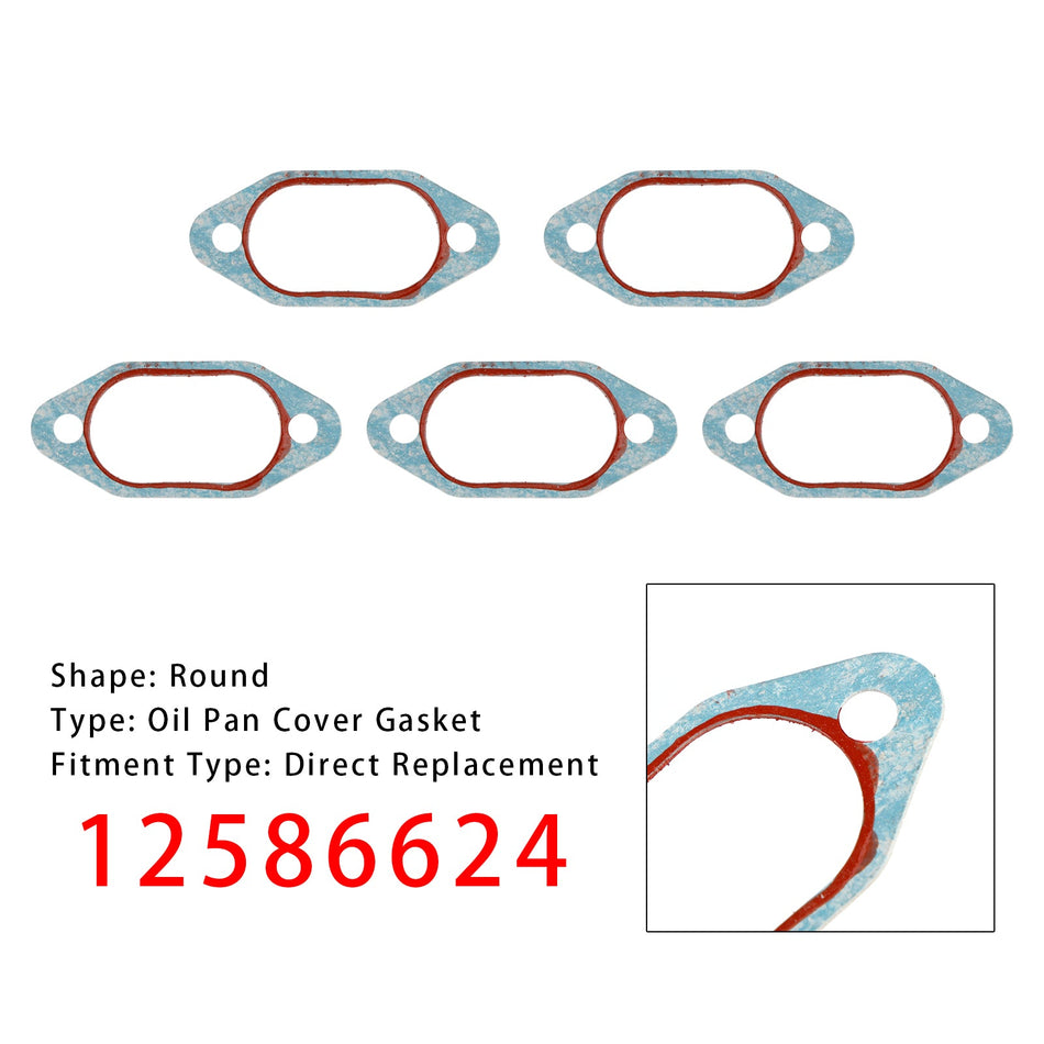 5PCS 12586624 オイルパンカバーガスケット