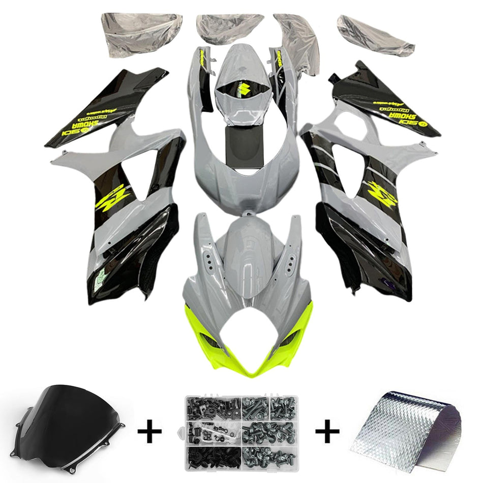 2007-2008 スズキ GSXR1000 K7 フェアリングキット ボディワーク プラスチック ABS
