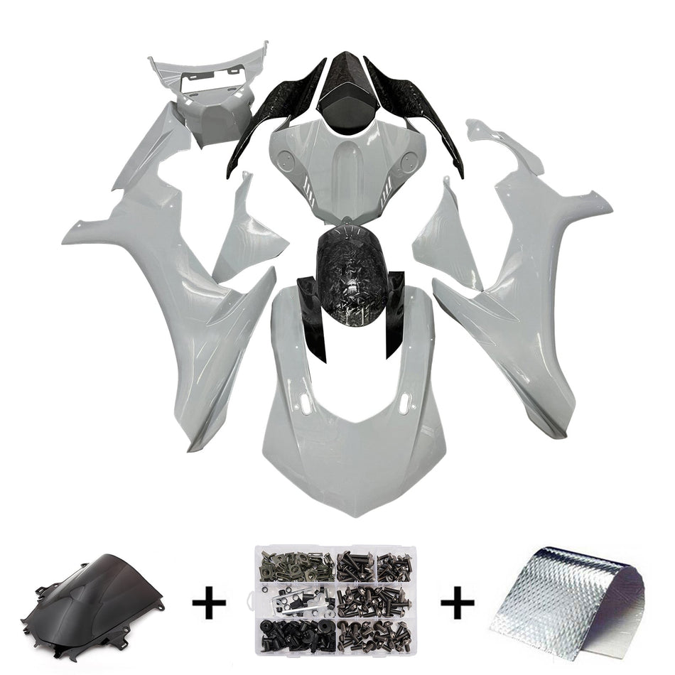 インジェクションフェアリングキット ボディワーク プラスチック ABS ヤマハ YZFR1 YZF-R1 2015-2019用