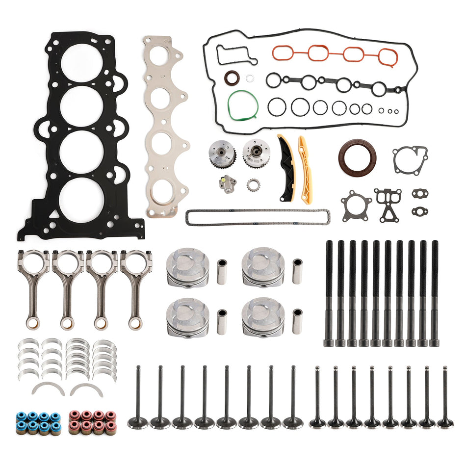 2014–2021 Kia K4 G4FJ 1.6T エンジン ピストン ガスケット バルブ ベアリング タイミング キット ロッド付き 20910-2BU06