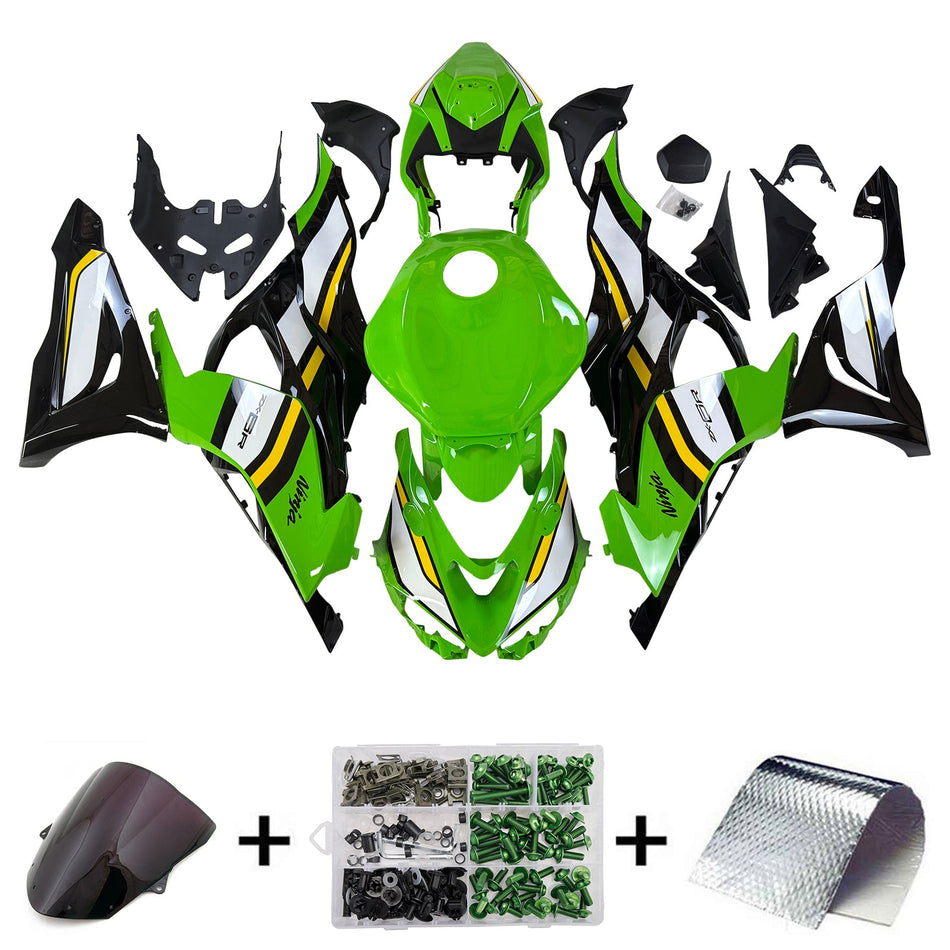 カワサキ ZX-6R ZX6R 2024-2026 用 ABS樹脂製インジェクションフェアリングキット