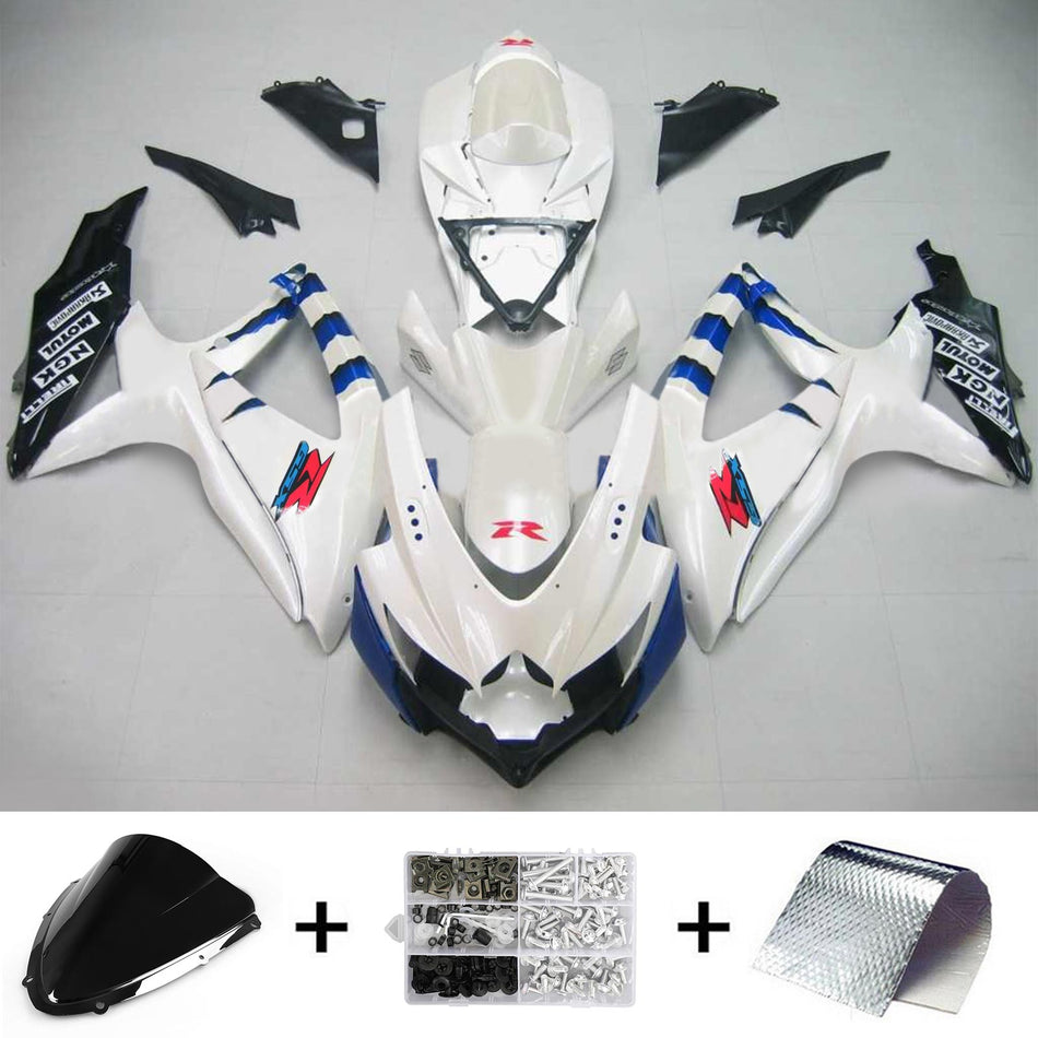 2008-2010 スズキ GSXR 600/750 K8 Amotopart インジェクションフェアリングキット ボディワーク プラスチック ABS #125