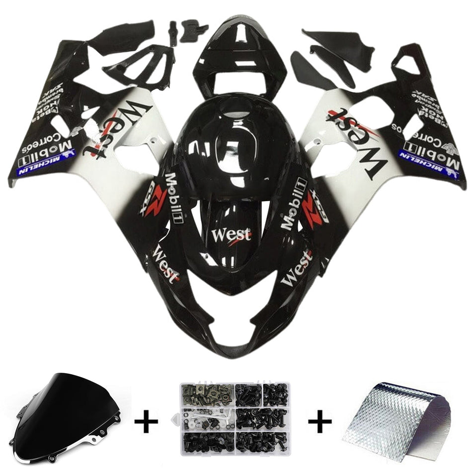 2004-2005 スズキ GSXR 600/750 K4 インジェクションフェアリングキット ボディワーク プラスチック ABS