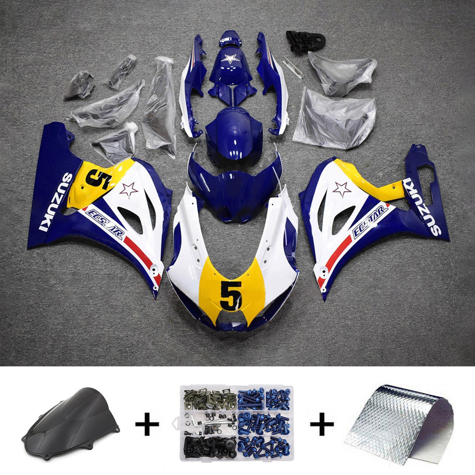 スズキ GSXR1000 2017-2025 K17用 インジェクションフェアリングキット ボディワーク プラスチック ABS