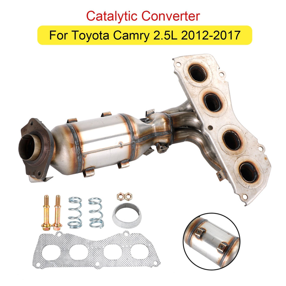 2012-2017 トヨタ カムリ 2.5L マニホールド触媒コンバーター ダイレクト