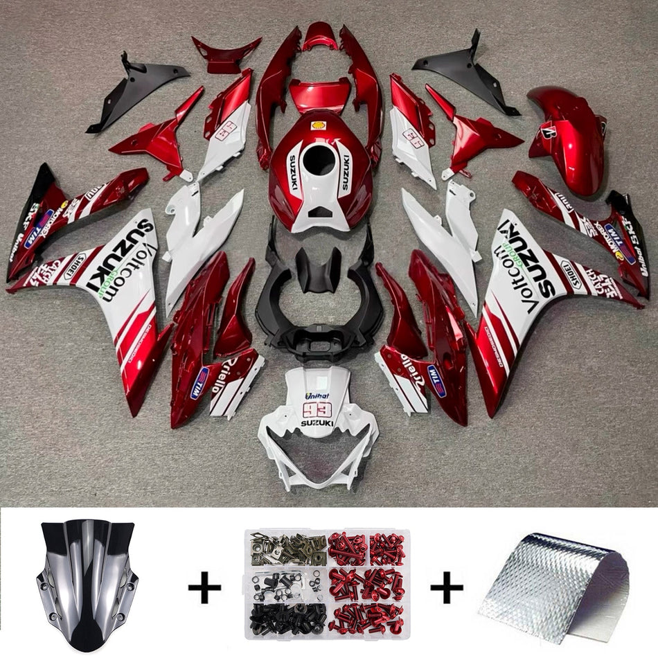 スズキ GSX250R 2017-2020 用 インジェクションフェアリングキット ボディワーク プラスチック ABS