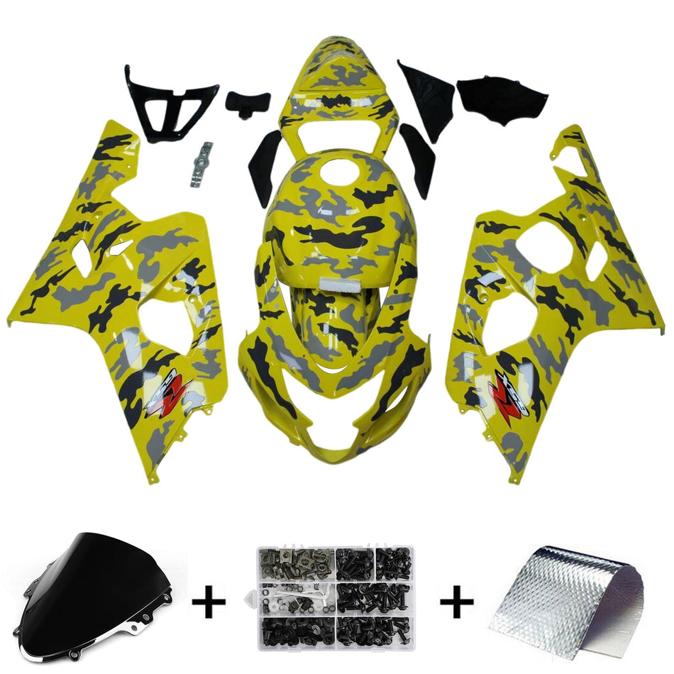 2004-2005 スズキ GSXR 600/750 K4 インジェクションフェアリングキット ボディワーク プラスチック ABS
