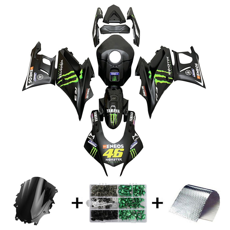 2022-2023 ヤマハ YZF-R3 R25 インジェクションフェアリングキット ボディワーク プラスチック ABS
