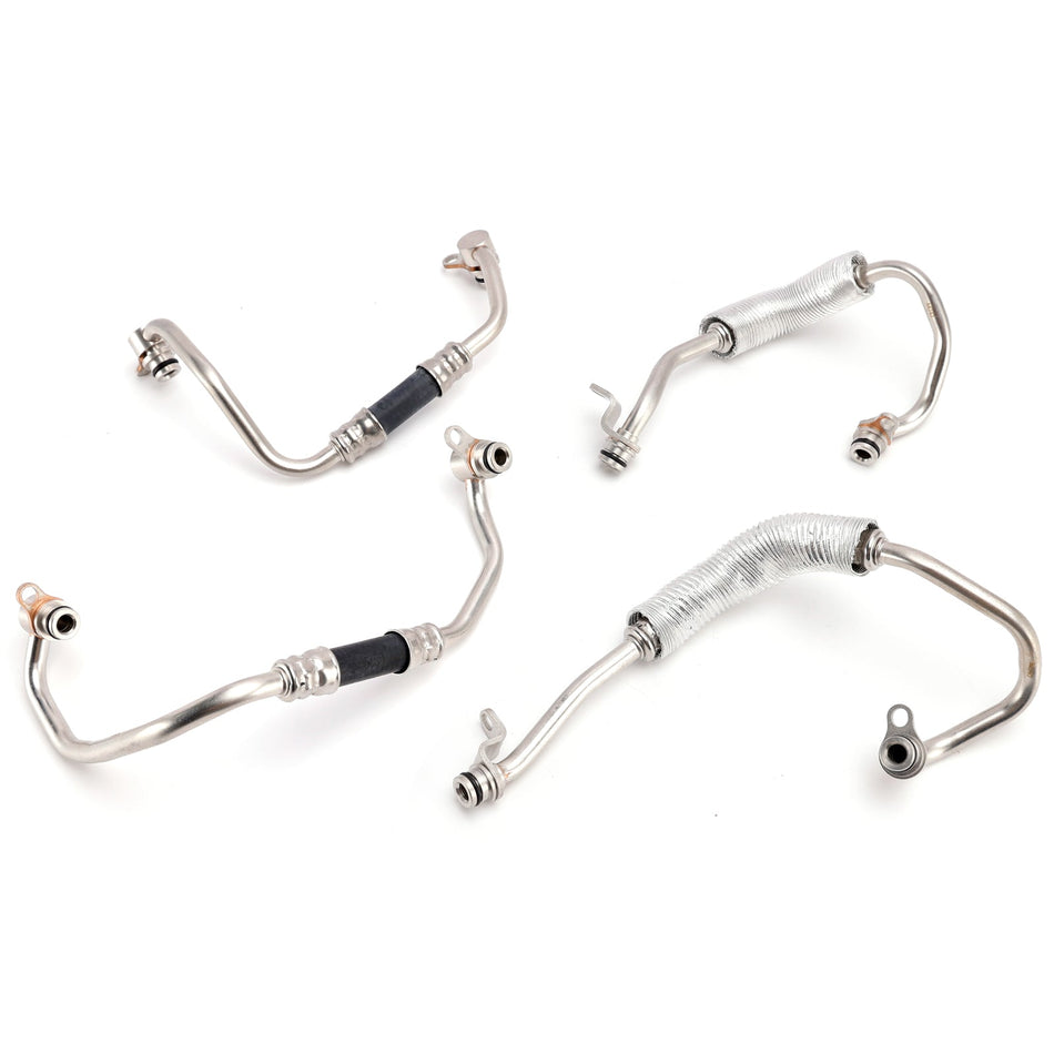 2011-2016 BMW Z4 sDrive35is用 ターボチャージャー冷却ホースラインキット 4個セット 11537563707