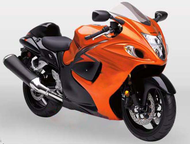 2008-2020 スズキ GSX 1300 ハヤブサ オレンジメタリック &amp; ブラック ハヤブサ レーシング アモトパーツ フェアリング