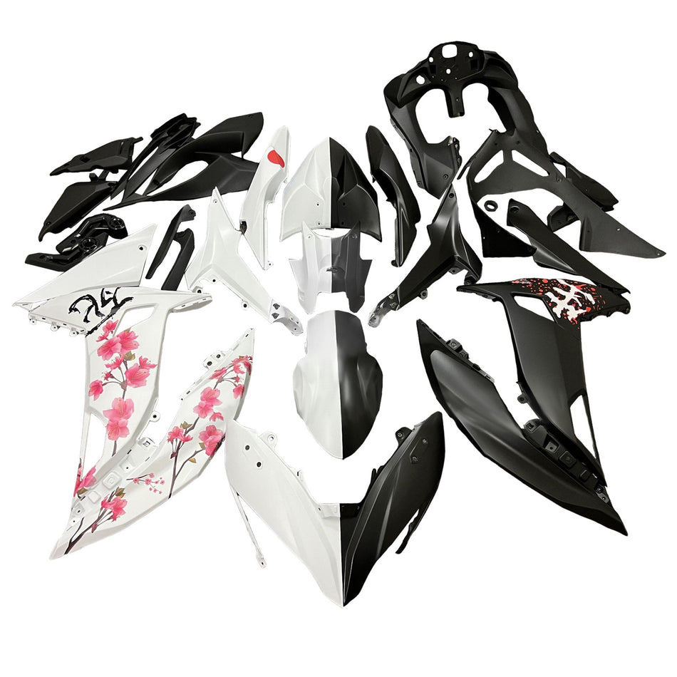 インジェクションフェアリングキット ボディワーク プラスチック ABS カワサキ ER-6F Ninja650R 2017-2019 に適合