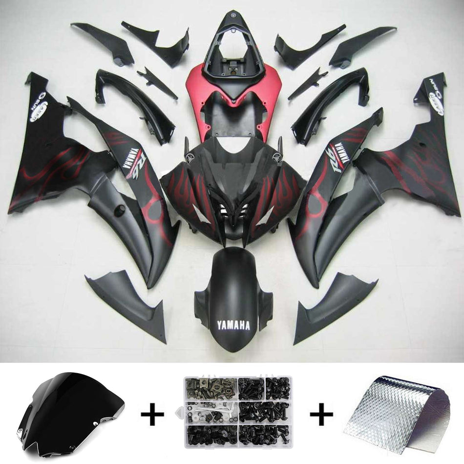 2008-2016 ヤマハ YZF 600 R6 Amotopart インジェクションフェアリングキット ボディワーク プラスチック ABS #108