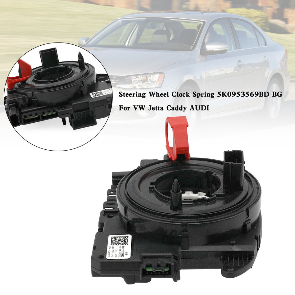 2016-2021 キャディ シャラン フォルクスワーゲン シート アルハンブラ ステアリングホイール クロック スプリング 5K0953569BD