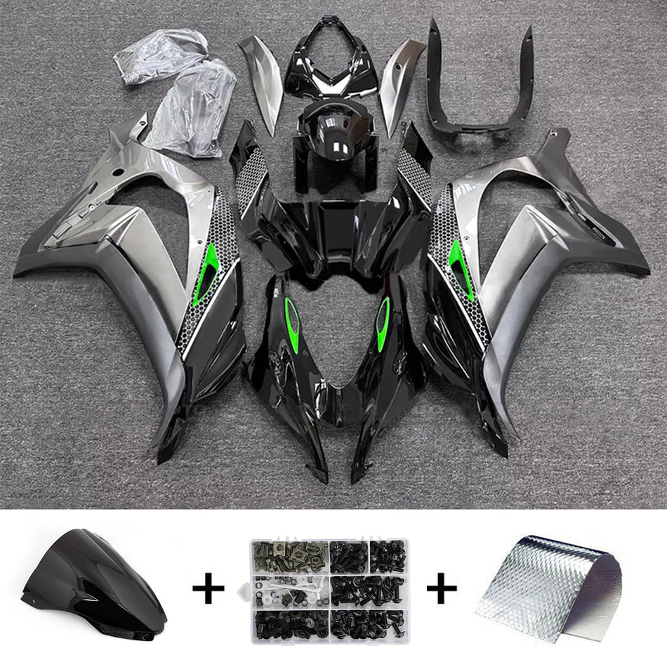 インジェクションフェアリングキット ボディワーク プラスチック ABS カワサキ ZX10R 2016-2020 に適合