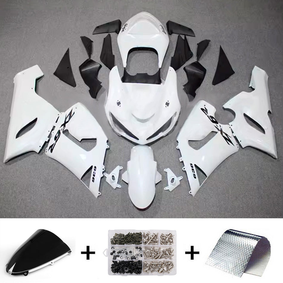 インジェクションフェアリングキット ボディワーク プラスチック ABS カワサキ ZX6R 636 2005-2006 に適合