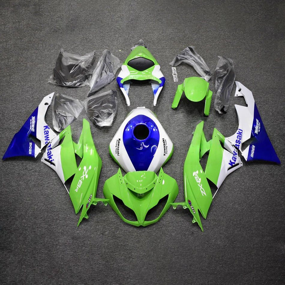 インジェクションフェアリングキット ボディワーク プラスチック ABS カワサキ ZX6R 636 2009-2012 に適合
