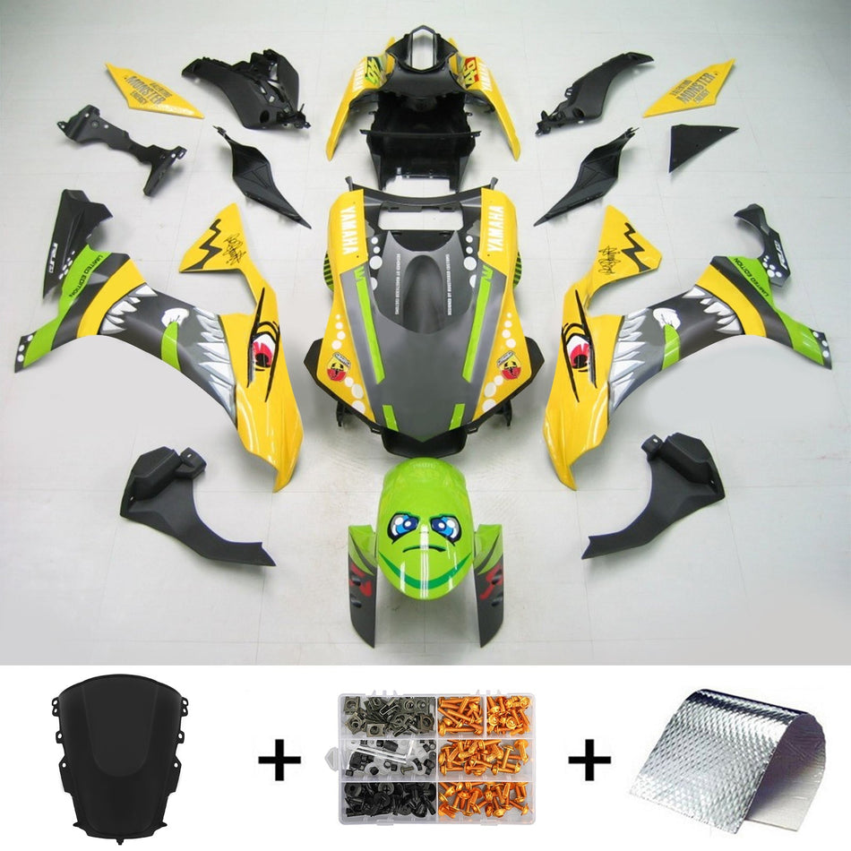 2020-2024 ヤマハ YZF R1 Amotopart インジェクションフェアリングキット ボディワーク プラスチック ABS #101
