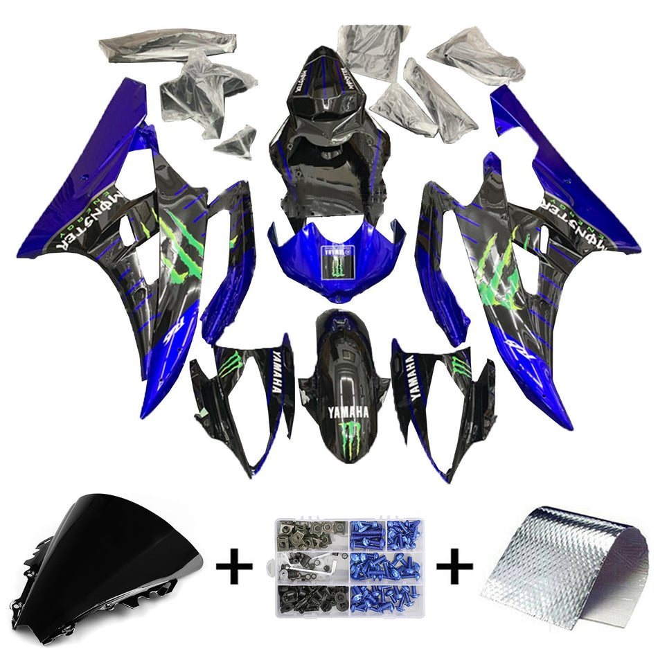 2006-2007 ヤマハ YZF 600 R6 フェアリングキット ボディワーク プラスチック ABS