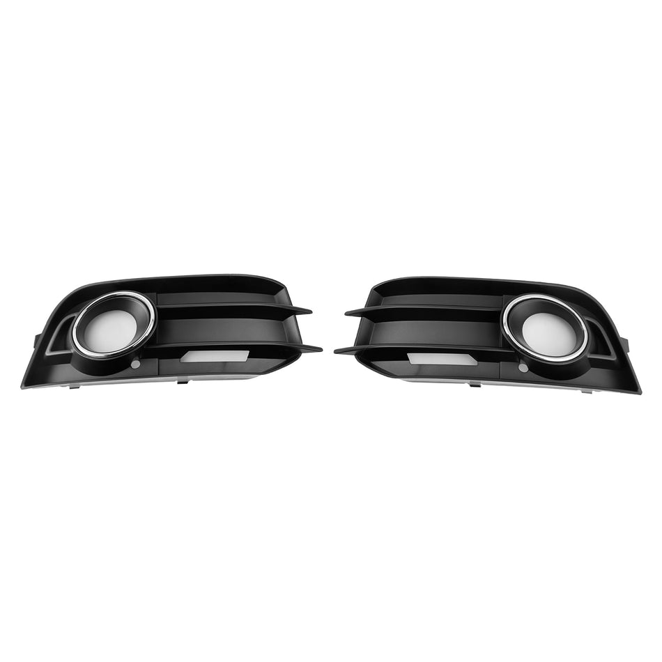 2011-2014 Audi A1 8X 2PCS フォグランプグリル フロントバンパーグリルカバー