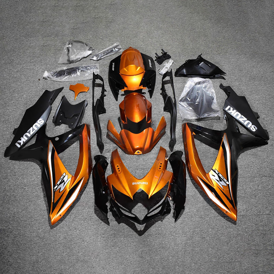 スズキ GSXR 600/750 2008-2010 K8 用 インジェクションフェアリングキット ボディワーク プラスチック ABS