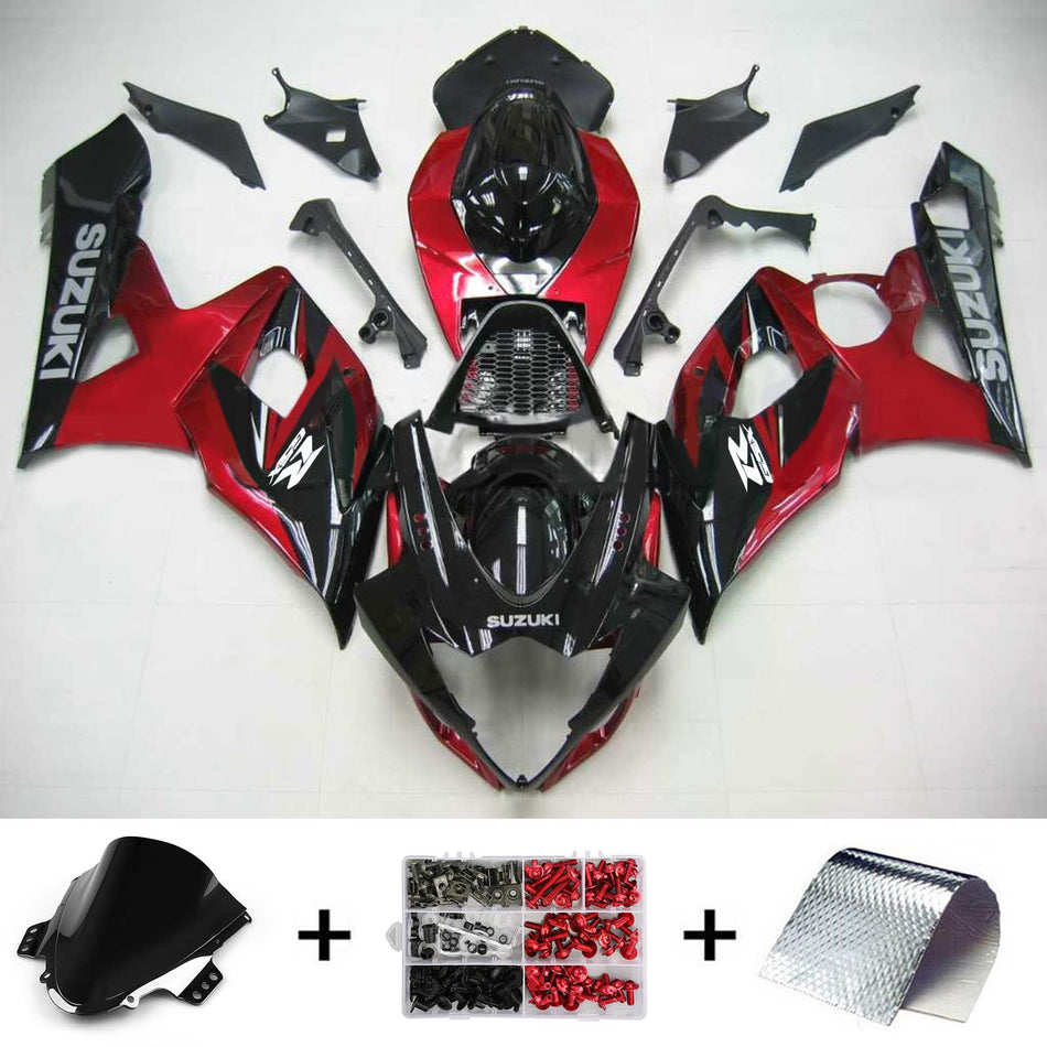 2005-2006 スズキ GSXR1000 K5 Amotopart インジェクションフェアリングキット ボディワーク プラスチック ABS #118