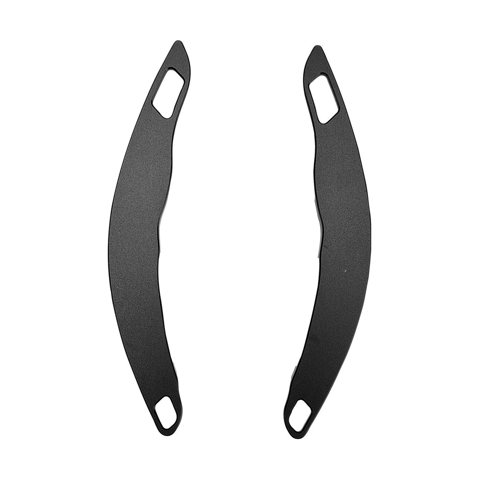 三菱ASX 2013-15用ステアリングホイールパドルシフター（アルミ製、ブラック）