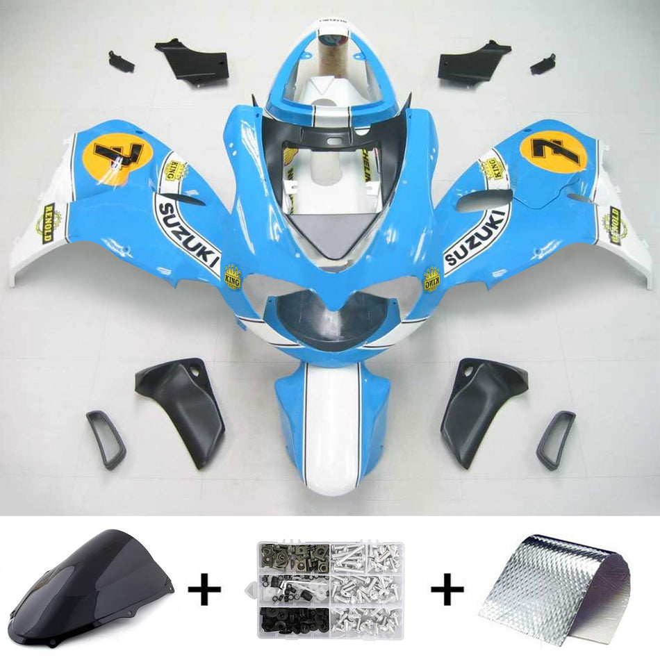 1998-2003 スズキ TL1000R Amotopart インジェクションフェアリングキット ボディワーク プラスチック ABS #126