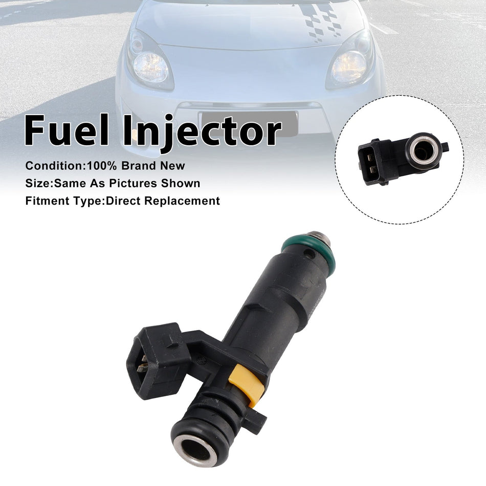 ルノー トゥインゴ II 1.2 8V D7F 2007-2014 用燃料インジェクター 1個 H8200552714