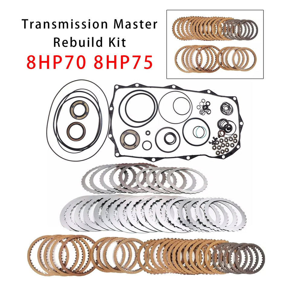 2009-2011 BMW 7シリーズ DEU EGY IND 8速 R/AWD L4 2.0L L6 3.0L V8 4.4L オートマチックトランスミッション マスターリビルドキット クラッチプレート 8HP70 8HP75