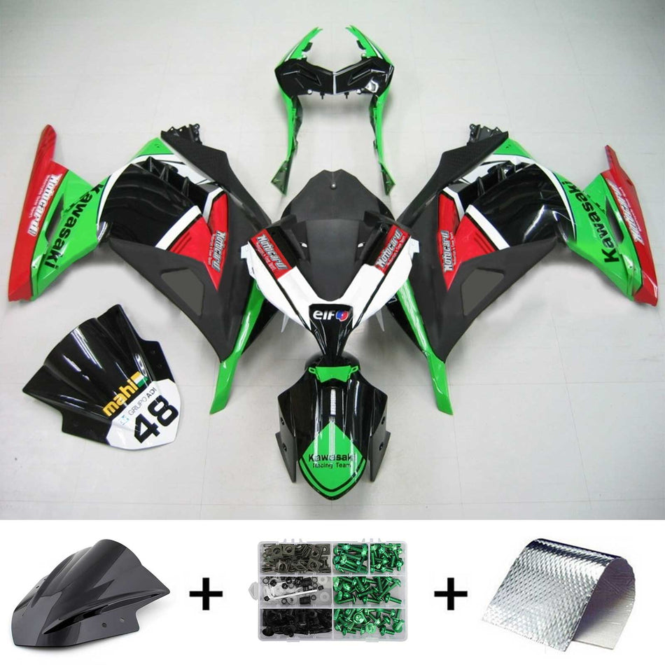 2013-2024 カワサキ EX300/Ninja300 インジェクションフェアリングキット ボディワーク プラスチック ABS