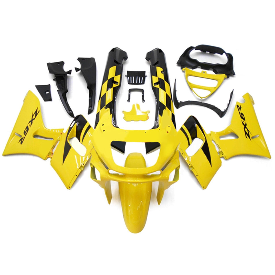 インジェクションフェアリングキット ボディワーク プラスチック ABS カワサキ ZZR400 1993-2007 ZZR600 1998-2003 に適合
