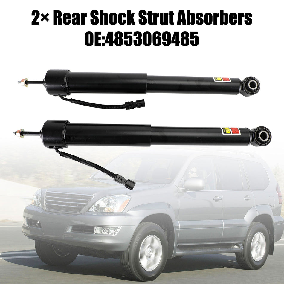 トヨタ レクサス GX470 4.7L 2003-2009 4853069485 2× リアショック ストラット アブソーバー