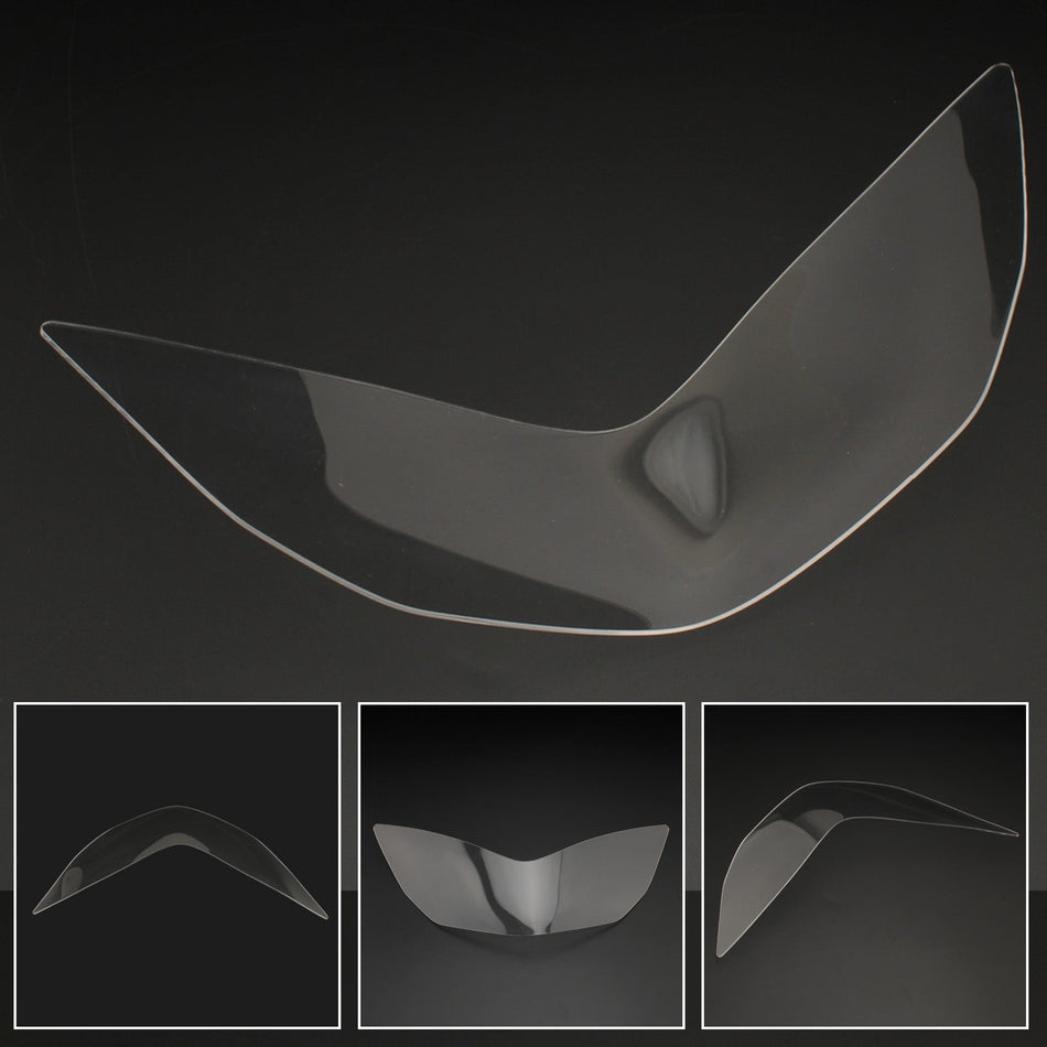 フロントヘッドライトレンズガード レンズ保護 ホンダフォルツァ300 2018-2019用 スモーク ジェネリック