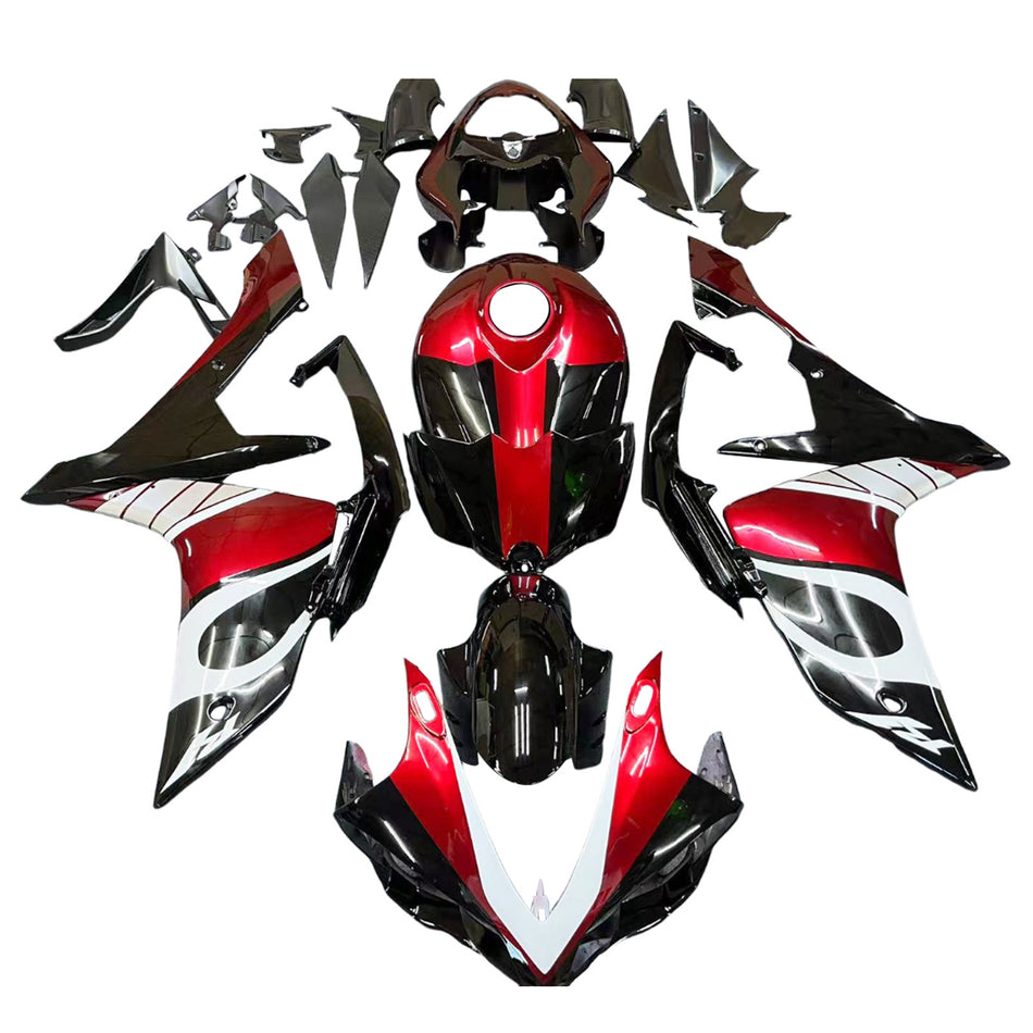 2007-2008 ヤマハ YZF 1000 R1 インジェクションフェアリングキット ボディワーク プラスチック ABS #125