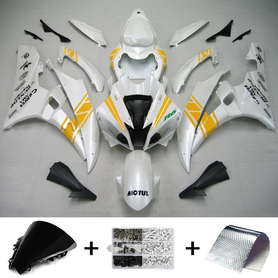 2006-2007 ヤマハ YZF 600 R6 フェアリングキット ジェネリック