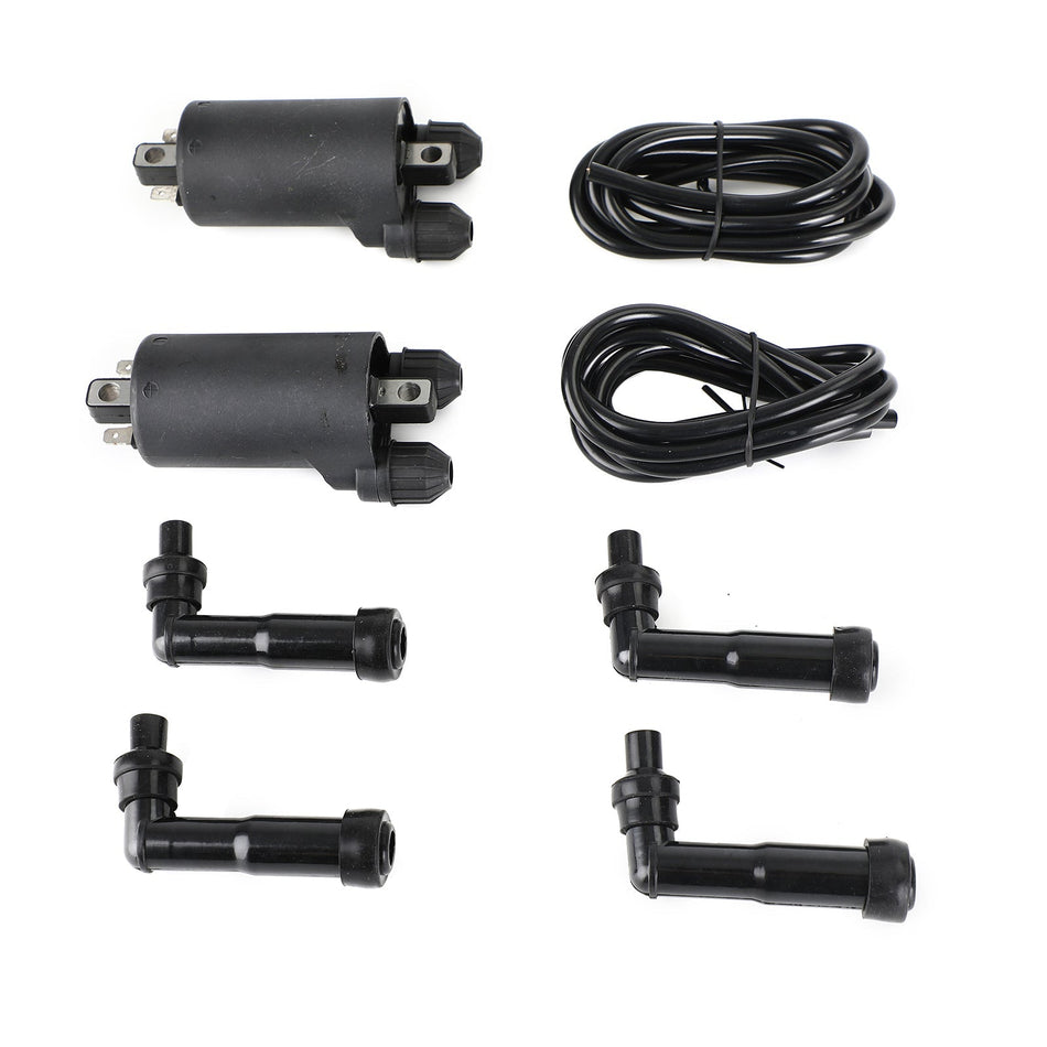 ホンダ CB650 CB650C CB650SC GL1100 GL1200 汎用イグニッションコイルキャップとワイヤー