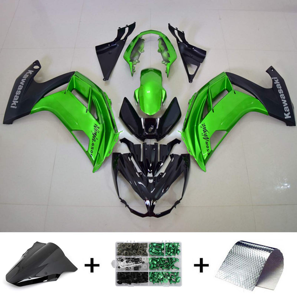 2012-2016 Kawasaki ER6F Ninja650 Amotopart インジェクションフェアリングキット ボディワーク プラスチック ABS #109