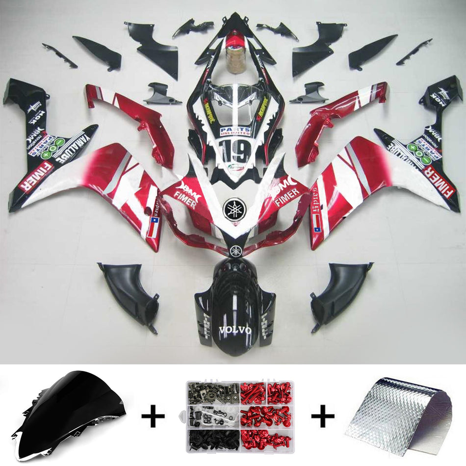 2007-2008 ヤマハ YZF 1000 R1 インジェクションフェアリングキット ボディワーク プラスチック ABS #106