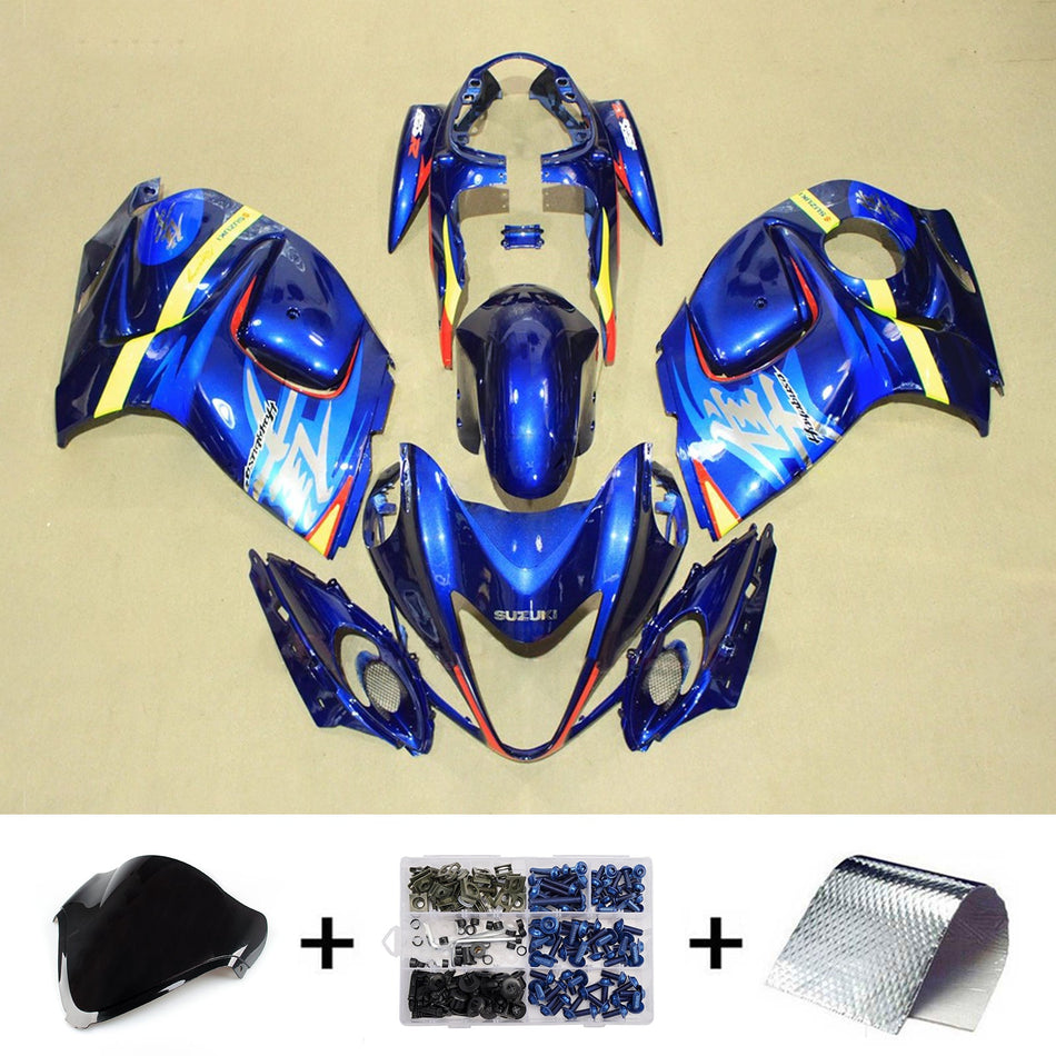 スズキ ハヤブサ GSX1300R 2008-2020 用 インジェクションフェアリングキット ボディワーク プラスチック ABS