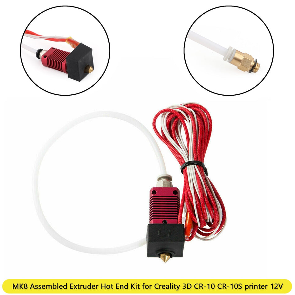 3Dプリンターアップグレード押出機ホットエンドキット12V、Creality 3D CR-10 CR-10Sに適合