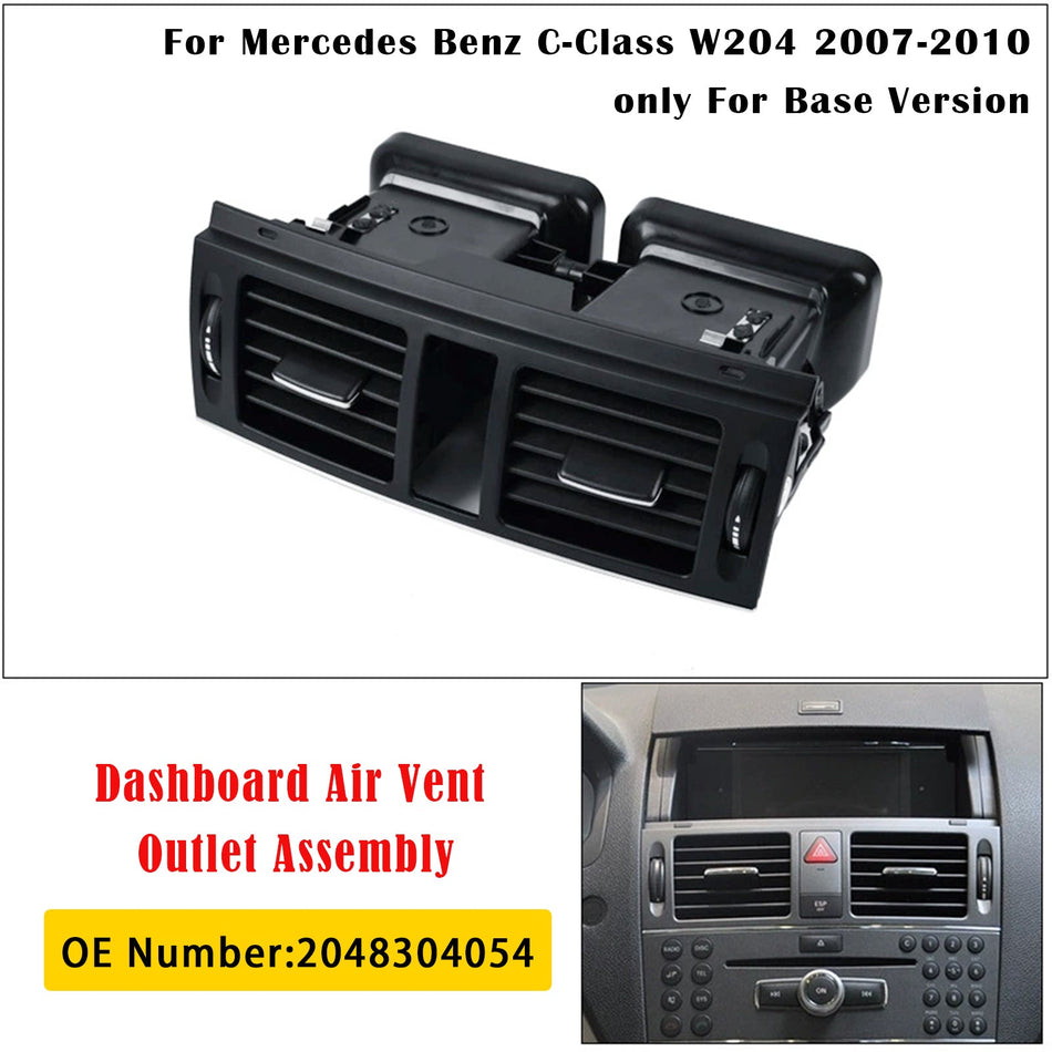 2007-2010 メルセデスベンツ W204 ベースバージョン ダッシュボード エアベント アウトレット アセンブリ 2048304054