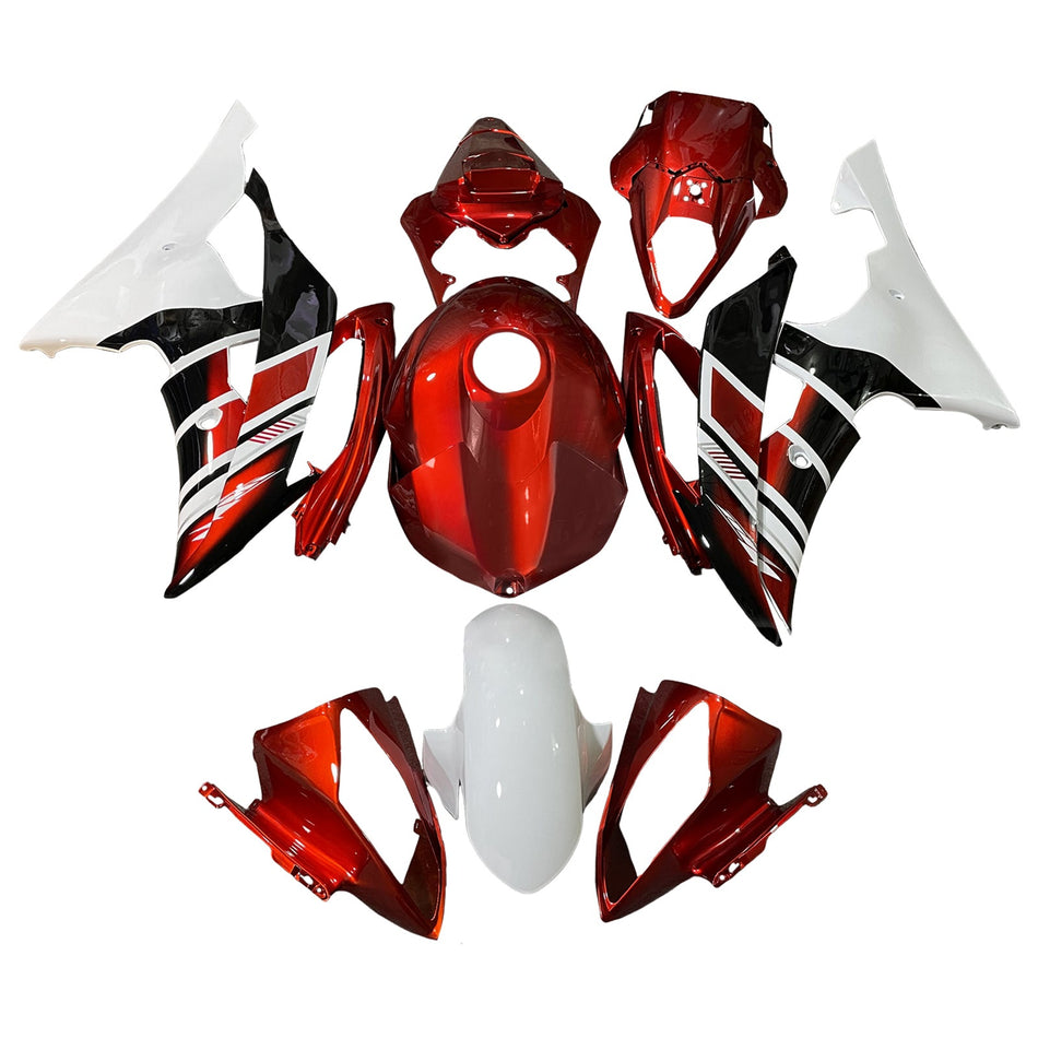 インジェクションフェアリングキット ボディワーク プラスチック ABS ヤマハ YZFR6 YZF-R6 2008-2016用