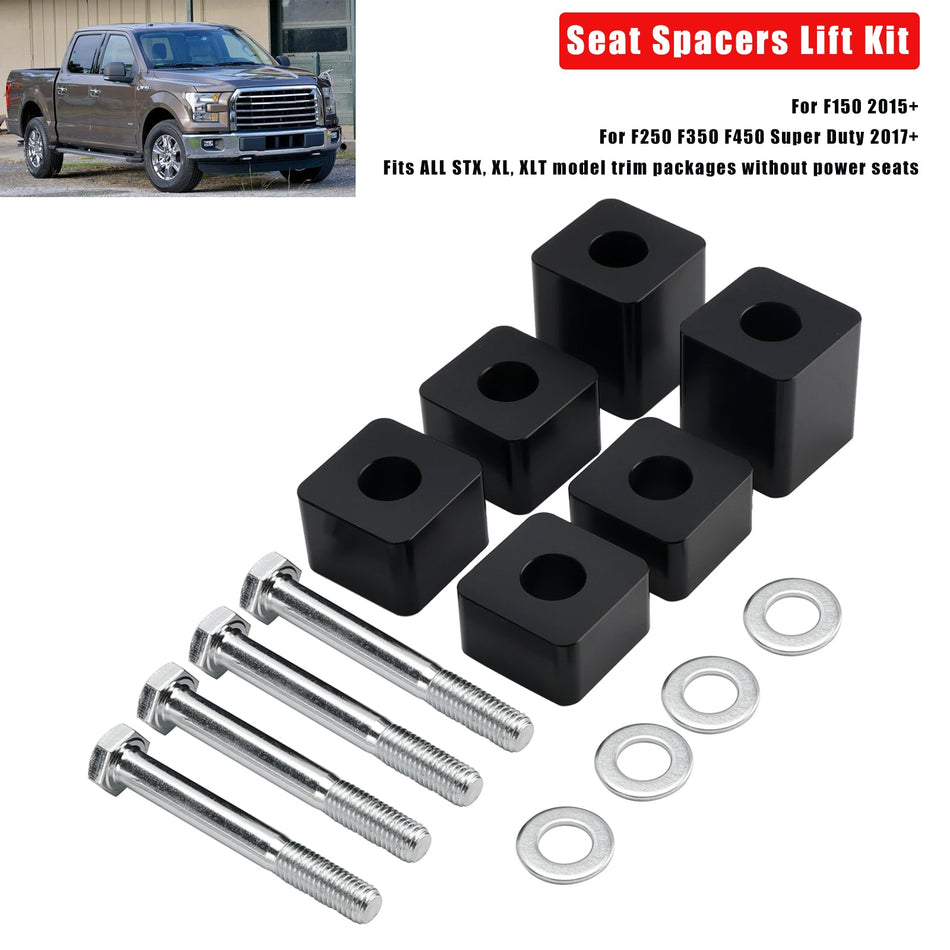 シートリフトキット 4/5インチ-2.4インチ F150 2015+ / F250 F350 F450 スーパーデューティー 2017+用